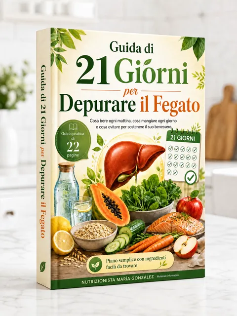 Copertina della Guida di 21 Giorni per Depurare il Fegato